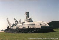 BH7 being moved to The Hovercraft Museum